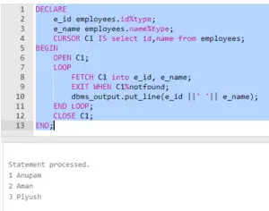 PL/SQL Tutorial With Simple Examples – Pythonista Planet