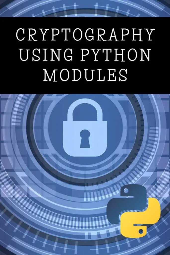 crypto module python 3