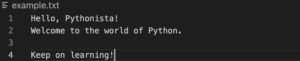 20 Python File I/O Exercises and Examples – Pythonista Planet
